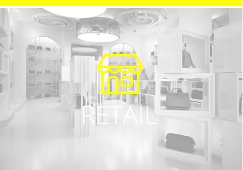 Retail icon with retail office image background